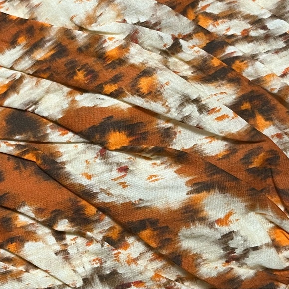 ZARA ruched floral print crop top NWT women’s size XS summer resort wear - Picture 6 of 11